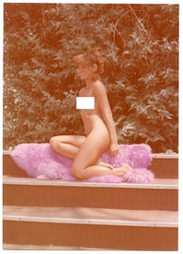 Vintage 1970s American Naturalism Nudism Female Model 4.5" x 3.5"