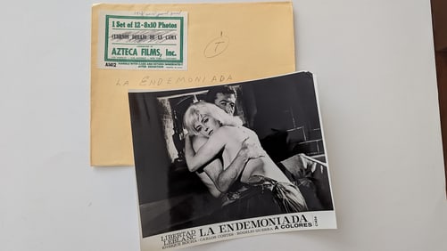Vintage MEXICAN Movie Still "LA ENDEMONIADA" , 1968