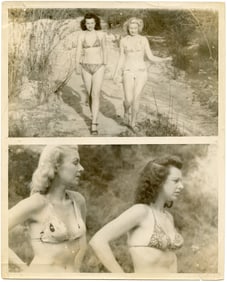 Vintage 20th C. Original Photograph Artistic Pin Up