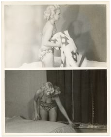 Vintage 20th C. Original Photograph Artistic Pin Up