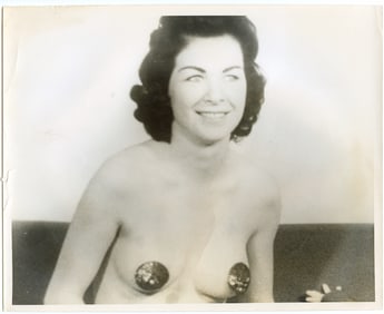 Vintage 20th C. Original Photograph Artistic Pin Up