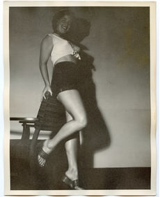 Vintage 20th C. Original Photograph Artistic Pin Up