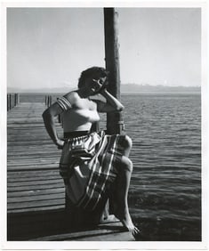 Vintage 20th C. Original Photograph Artistic Pin Up