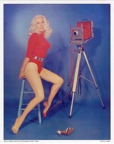 BUNNY YEAGER Vintage Pin Up Litho  Model  SELF PORTRAIT