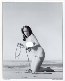 BUNNY YEAGER Vintage Pin Up Litho  Model DIANE WEBBER