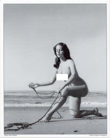 BUNNY YEAGER Vintage Pin Up Litho  Model DIANE WEBBER