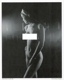 BUNNY YEAGER Vintage Pin Up Litho  LOW KEY NUDE