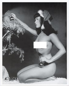 BUNNY YEAGER Vintage Pin Up Litho  Model BETTIE PAGE