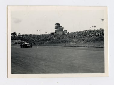 Vintage Original Car Racing Photo 2.5" x 3.5"