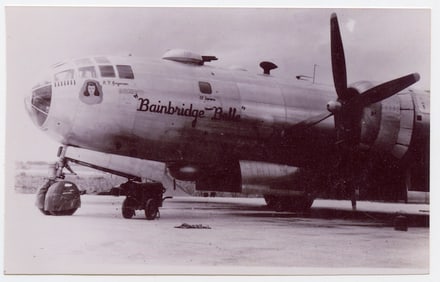 Later WWII Pacific War Kodak Photo U.S. Bombers NOSE ART 4.5" x 6"