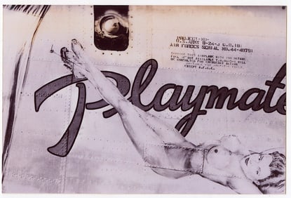 Later WWII Pacific War Kodak Photo U.S. Bombers NOSE ART 4.5" x 6"