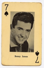 Vintage Scarce Original 1950s/ 1960s Heather Contry Music Playing Card