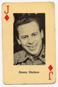 Vintage Scarce Original 1950s/ 1960s Heather Contry Music Playing Card
