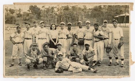Vintage Original Baseball San Francisco Team Photo 1950s 4.5" x 7.75"