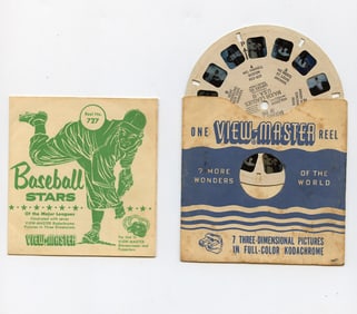 Baseball Stars of the Major Leagues 1953 View-Master with Booklet