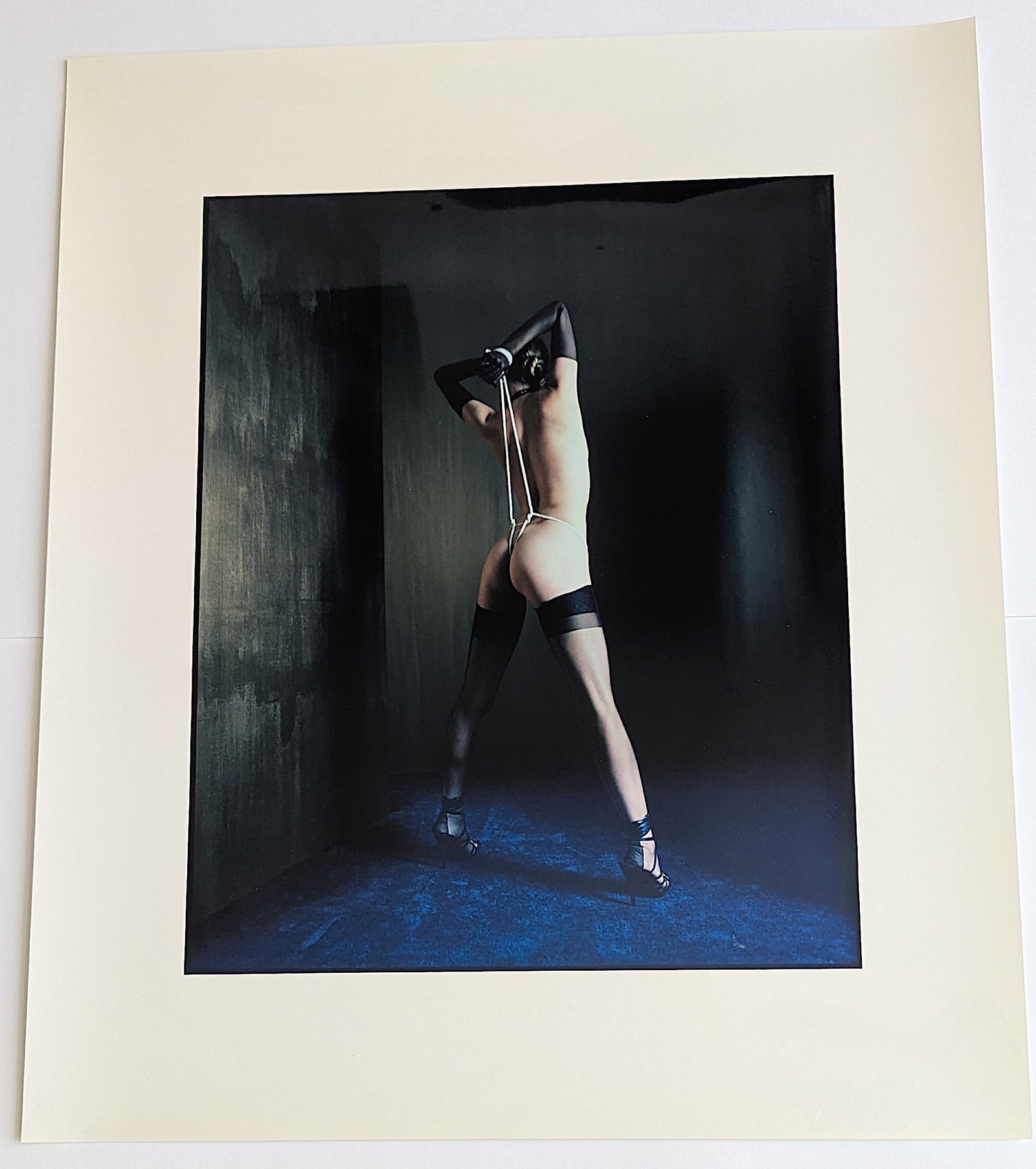 THOMAS SCHIERLITZ Original Print Kodak Professioanl Photo 24" x 20": This is Kodak Professional Brilliant print, then please avoid the glossy reflection in the imagen. THOMAS SCHIERLITZ Original Photo Nude Fetish Metallic Print. Tom Schierlitz studied photography in D�