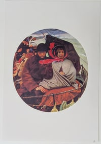 Original Lihograph by HARRIET TANNIN Signed 25" x 19"