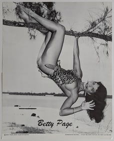 Vintage Poster BETTIE PAGE by BUNNY YEAGER 20" x 16"