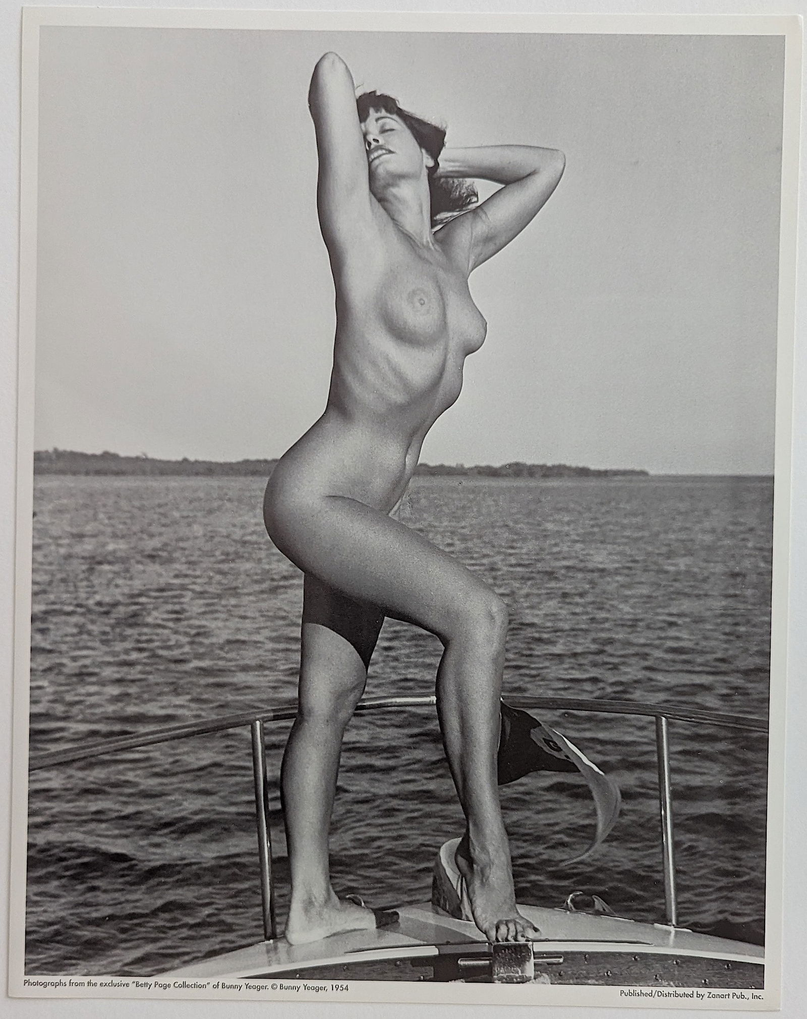 Vintage Poster BETTIE PAGE by BUNNY YEAGER 14" x 11" (1 of 2)