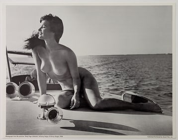 Vintage Poster BETTIE PAGE by BUNNY YEAGER 14" x 11"