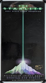 SIGNED by Chief Science Officer Poster THE STARLITE Space Laser 2000
