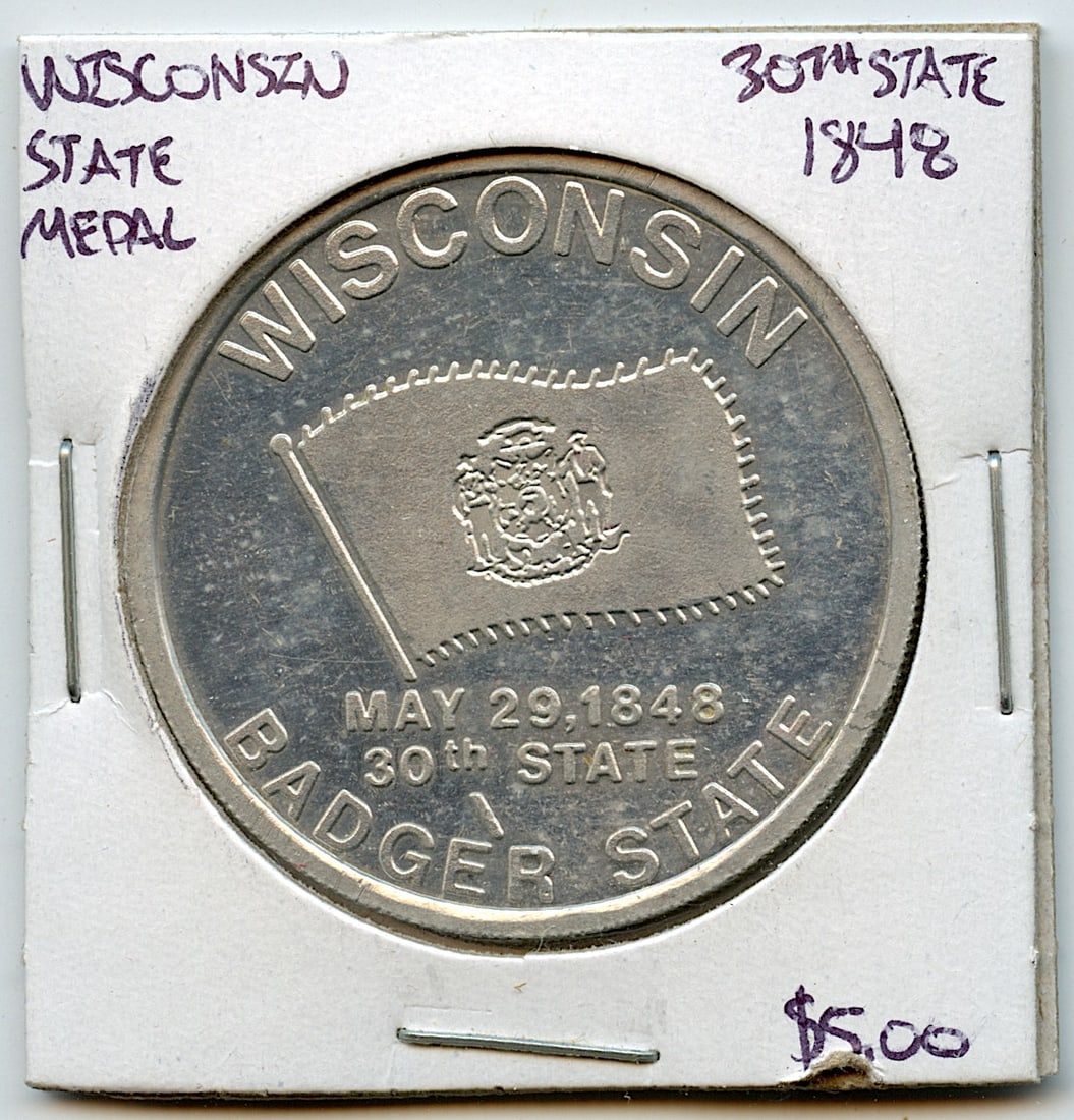 Vintage Scarce Rare Token / Medal Collector Opportunity!: The provenance of this lot is from a quality collector in LA, California. We have included a quality images to show it's actual condition. We have included quality images to show it's actual condition