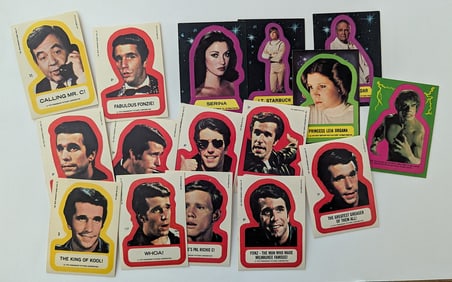 Vintage Set Trade Cards 1970s Happy Days