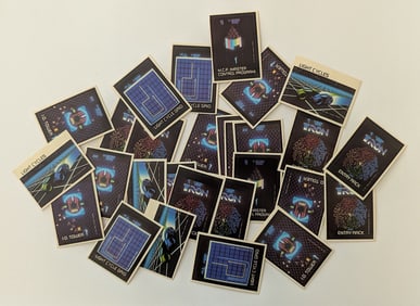Vintage Set Trade Cards Tron Donruss Disney 1981