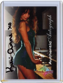 Authentic Autographed Rare Trade Card Pin Up Female Collectors Opportunity!