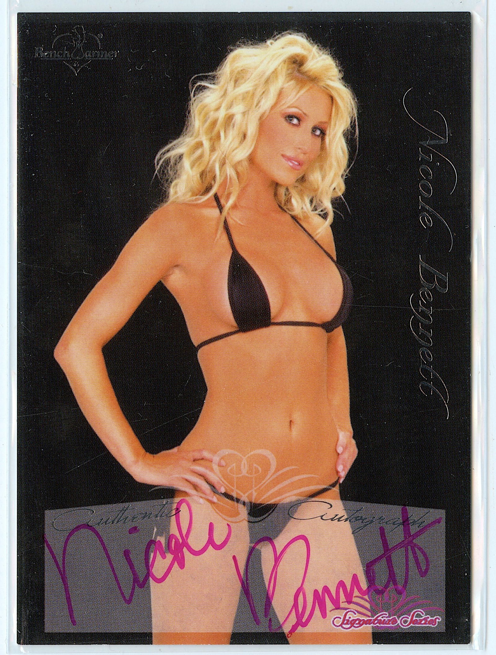 Authentic Autographed Rare Trade Card Pin Up Female Collectors Opportunity! (1 of 2)