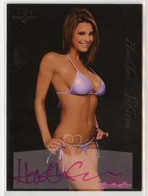 Authentic Autographed Rare Trade Card Pin Up Female Collectors Opportunity!