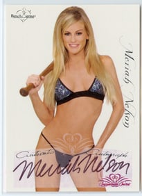 Authentic Autographed Rare Trade Card Pin Up Female Collectors Opportunity!