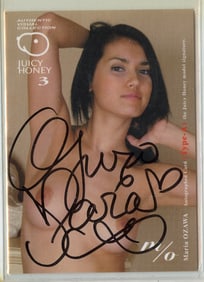 Authentic Autographed Rare Trade Card Pin Up Female Collectors Opportunity!