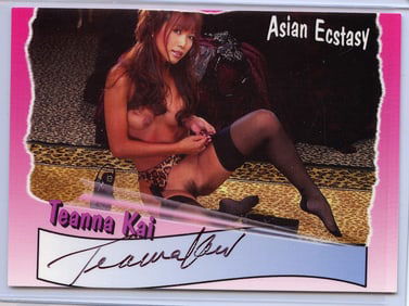 Authentic Autographed Rare Trade Card Pin Up Female Collectors Opportunity!