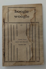 Vintage CENSURED Booklet Magazine Boogie Woogie Printed Barcelona