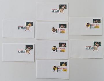 Set Major League Baseball All StarsPostage Stamp Envelopes