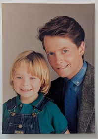 Original Photo "Family Ties" MICHAEL J FOX 7" x 5"