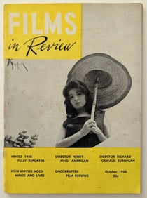 Films In Review Magazine October 1958 Juliette Greco Roots of Heaven