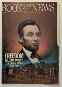 Vintage Magazine Book Of The Month Club News Lincoln, 1987