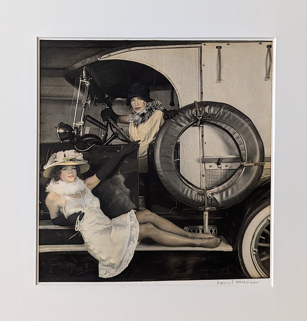 Original Photo by HARRIET TANNIN Signed 10.5" x 11": Harriet Tannin, photographer, painter, sculptor, political activist, writer and lecturer was born April 26, 1929. She is best known for her modernist, pioneer work with woven photography and her non-o
