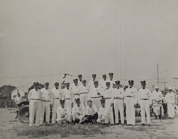 Vintage Photo Fire Department of York, PA. 10" x 12"