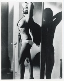 JAYNE MANSFIELD Seminude Acting Original Photo Printed 1970s