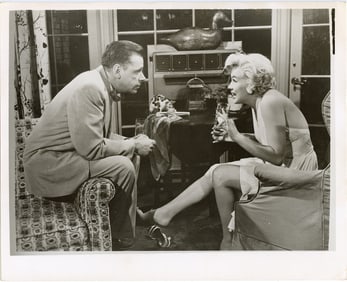 MARILYN MONROE and Tom Ewell Original Movie Photo 1950s