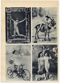 Vintage / Antique Heliogravures French Artistic Nudes
