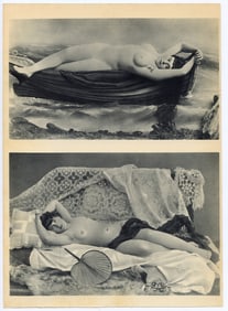 Vintage / Antique Heliogravures French Artistic Nudes
