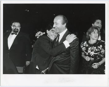 Vintage Photo Wedding Diego Maradona Soccer Futbol , 1989