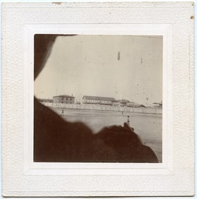 Antique Photo Baseball Field Atlantic City August 1897 5" x 5"