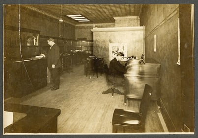Antique Cabinet Photo Interior Office Scene