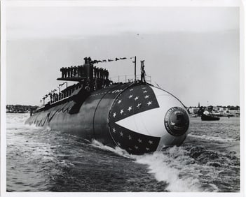 Vintage Original Photo US Navy Submarine Museal