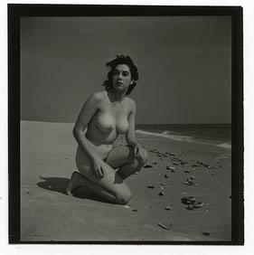 ANDRÉ DE DIENES Vintage Photo 1950s-1960s Nude Study
